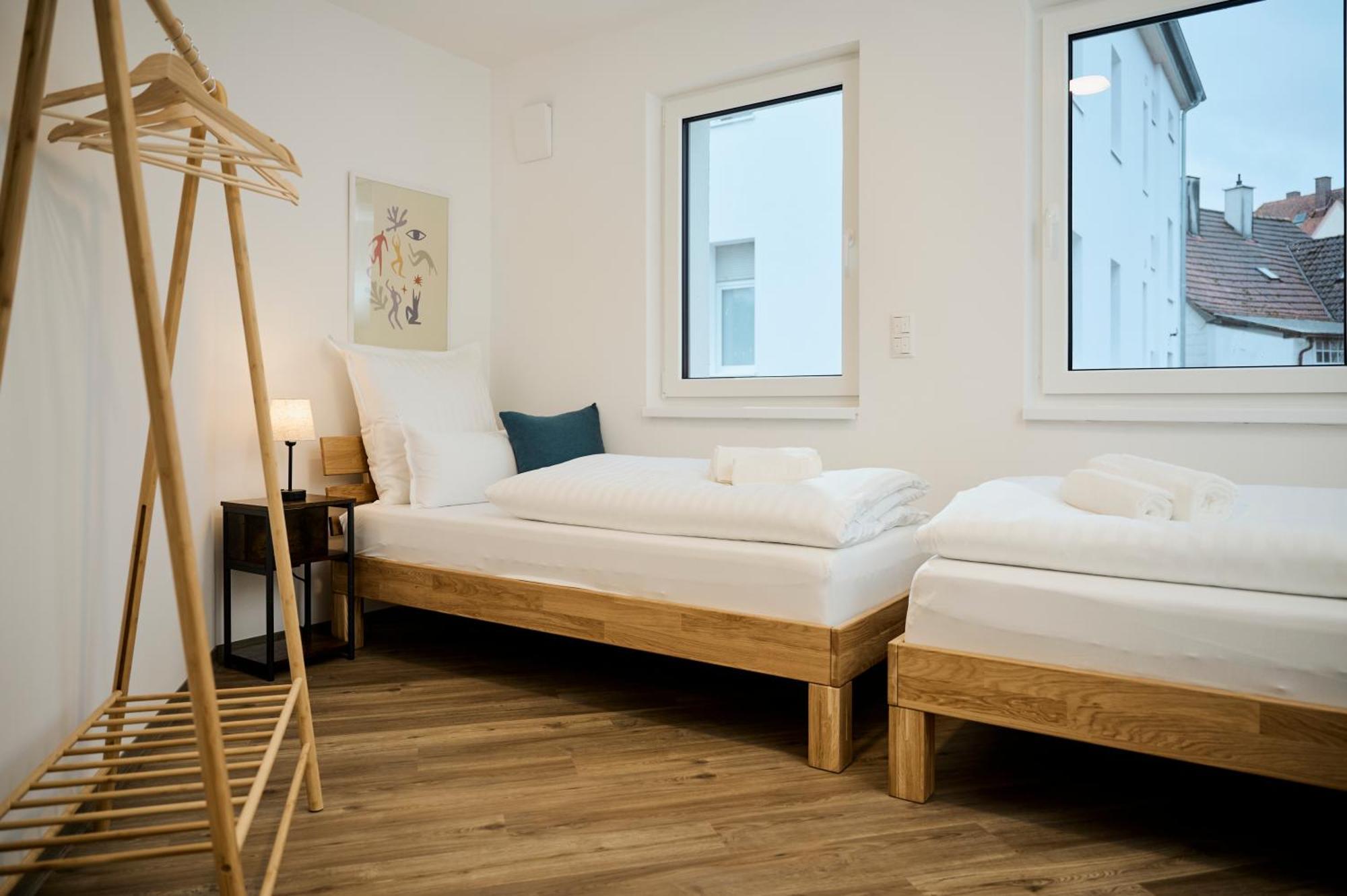 Moderne Apartments Mit Highspeed-Wlan Und Gratis-Tiefgarage Ihr Perfekter Rueckzugsort Nahe Dem Zentrum Und Der Therme I Barrierearm Μπαντ Κίσινγκεν Εξωτερικό φωτογραφία