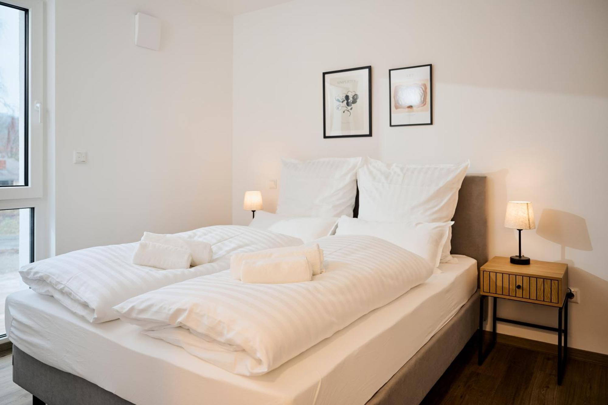 Moderne Apartments Mit Highspeed-Wlan Und Gratis-Tiefgarage Ihr Perfekter Rueckzugsort Nahe Dem Zentrum Und Der Therme I Barrierearm Μπαντ Κίσινγκεν Εξωτερικό φωτογραφία